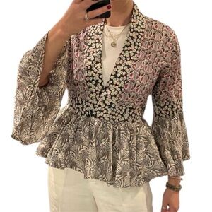 Dondup Made in Italy Mixed Pattern Cotton Top